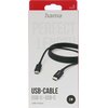 Kabel USB-C - USB-C HAMA 201593 3 m Czarny Typ USB-C - USB-C