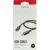 Kabel USB-C - USB-C HAMA 201589 1 m Czarny Typ USB-C - USB-C