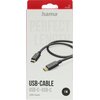 Kabel USB-C - USB-C HAMA 201589 1 m Czarny Długość [m] 1