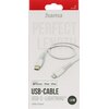 Kabel USB-C - Lightning HAMA 201603 1.5 m Biały Długość [m] 1.5