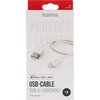 Kabel USB - Lightning HAMA 201579 1 m Biały Długość [m] 1