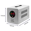 Zasilacz UPS QOLTEC Pure Sine Wave 50716 500VA 350W Zabezpieczenia Przeciwprzeciążeniowe
