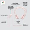 Słuchawki LOGITECH H390 Różowy Pasmo przenoszenia max. [Hz] 20000