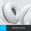 Słuchawki LOGITECH H390 Nauszne, Dźwięk przestrzenny Biały Mikrofon Tak