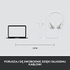 Słuchawki LOGITECH H390 Nauszne, Dźwięk przestrzenny Biały Aktywna redukcja szumów Nie