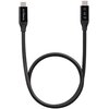 Kabel USB-C - USB-C EDIMAX USB4 Thunderbolt 3 0.5 m Czarny Długość [m] 0.5