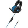 Słuchawki COBRA QSHPS400 Czarno-niebieski Bezprzewodowe Nie