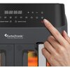 Air Fryer Frytkownica beztłuszczowa TURBOTRONIC TT-DAF6W z podwójnym koszem Szary Ilość koszy 2