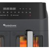 Air Fryer Frytkownica beztłuszczowa TURBOTRONIC TT-DAF6W z podwójnym koszem Szary Funkcje dodatkowe Technologia RapidAir