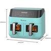 Air Fryer Frytkownica beztłuszczowa BASS POLSKA BH10870, 2.5l, programator czasowy Funkcje dodatkowe Wyświetlacz