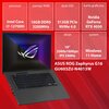 Laptop ASUS ROG Zephyrus G16 GU603ZU-N4013W 16" IPS 240Hz i7-12700H 16GB RAM 512GB SSD GeForce RTX4050 DLSS 3 Windows 11 Home , Funkcje AI Wolne sloty na pamięć RAM 1