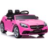 Samochód dla dziecka SUN BABY Mercedes Benz SLC300 Różowy Hamulec Automatyczny