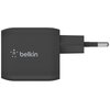 Ładowarka sieciowa BELKIN BoostCharge Pro GaN PPS WCH011VFBK 45W Czarny Rodzaj złącza USB-C - 2 szt.