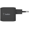 Ładowarka sieciowa BELKIN BoostCharge Pro GaN PPS WCH011VFBK 45W Czarny Rodzaj złącza USB Typ C - 2 szt.