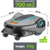 Robot koszący GARDENA Sileno Life 850 sterowanie Bluetooth/WiFi Maksymalny czas pracy na jednym ładowaniu [min] 65