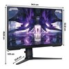 Monitor SAMSUNG Odyssey G3 S24AG300NR 23.8" 1920x1080px 144Hz 1 ms [MPRT] Przeznaczenie Dla gracza