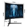 Monitor SAMSUNG Odyssey Neo G8 LS32BG850NPXEN 32" 3840x2160px 240Hz 1 ms [GTG] Curved Przeznaczenie Dla gracza