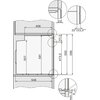 Piekarnik MIELE H 2861 B Obsidianblack Elektryczny Czarny A+ Sterowanie Pokrętła