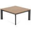 Zestaw mebli ogrodowych HOME & GARDEN Nicea 503477 Ciemnoszary Kształt Prostokątny