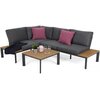 Zestaw mebli ogrodowych HOME & GARDEN Nicea 503477 Ciemnoszary Kolor Ciemnoszary