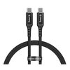 Kabel USB-C - USB-C CRONG Armor Link 2 m Czarny Długość [m] 2
