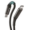 Kabel USB-C - USB-C CRONG Armor Link 1.2 m Czarny