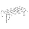 Podstawka pod monitor GEMBIRD MS-TABLE-01 Dodatkowe informacje 3-stopniowa regulacja wysokości: 100, 120, 140 mm