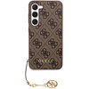 Etui GUESS Hard Case 4G Charms Collection do Samsung Galaxy S23 Brązowy Dominujący kolor Brązowy