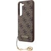 Etui GUESS Hard Case 4G Charms Collection do Samsung Galaxy S23 Brązowy Typ Etui nakładka