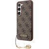 Etui GUESS Hard Case 4G Charms Collection do Samsung Galaxy S23 Brązowy Model telefonu Galaxy S23 5G