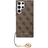 Etui GUESS Hard Case 4G Charms Collection do Samsung Galaxy S23 Ultra Brązowy Dominujący kolor Brązowy