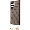 Etui GUESS Hard Case 4G Charms Collection do Samsung Galaxy S23 Ultra Brązowy Model telefonu Galaxy S23 Ultra 5G