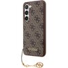Etui GUESS Hard Case 4G Charms Collection do Samsung Galaxy S23+ Brązowy Model telefonu Galaxy S23+ 5G