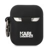 Etui na słuchawki KARL LAGERFELD Silicone Choupette Head 3D do Apple AirPods 1/2 Czarny Kompatybilność Apple AirPods 2 gen