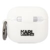 Etui na słuchawki KARL LAGERFELD Silicone Choupette Head 3D do Apple AirPods 3 Biały Przeznaczenie Ochrona przed zniszczeniem