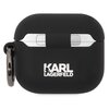 Etui na słuchawki KARL LAGERFELD Silicone Choupette Head 3D do Apple AirPods 3 Czarny Przeznaczenie Ochrona przed zniszczeniem
