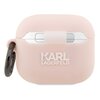 Etui na słuchawki KARL LAGERFELD Silicone Karl Head 3D do Apple AirPods 3 Różowy Przeznaczenie Ochrona przed zniszczeniem