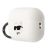 Etui na słuchawki KARL LAGERFELD Silicone Choupette Head 3D do Apple AirPods Pro 2 Biały Przeznaczenie Ochrona przed zniszczeniem