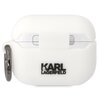 Etui na słuchawki KARL LAGERFELD Silicone Choupette Head 3D do Apple AirPods Pro Biały Możliwość ładowania Nie