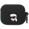 Etui na słuchawki KARL LAGERFELD Silicone Karl Head 3D do Apple AirPods Pro Czarny