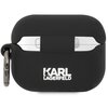 Etui na słuchawki KARL LAGERFELD Silicone Karl Head 3D do Apple AirPods Pro Czarny Przeznaczenie Ochrona przed zniszczeniem