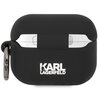 Etui na słuchawki KARL LAGERFELD Silicone Choupette Head 3D do Apple AirPods Pro Czarny Przeznaczenie Ochrona przed zniszczeniem