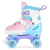 Wrotki SPOKEY Buff Pro (rozmiar 38-41) Biało-niebieski Zapięcie Klamra
