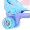 Wrotki SPOKEY Buff Pro (rozmiar 38-41) Biało-niebieski Zapięcie Sznurowadła