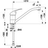 Bateria KFA ARMATURA Jaspis 543-915-00 Chrom Rodzaj baterii Jednodźwigniowa