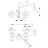 Bateria umywalkowa KFA ARMATURA Standard 300-319-00 Chrom Rodzaj baterii Dwukorkowa