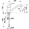 Bateria umywalkowa KFA ARMATURA Jaspis 542-915-00 Chrom Rodzaj baterii Jednodźwigniowa