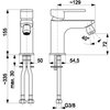 Bateria bidetowa KFA ARMATURA Korund 4007-011-00 Chrom Rodzaj baterii Jednodźwigniowa