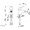 Bateria bidetowa KFA ARMATURA Jaspis 547-015-00 Chrom Rodzaj baterii Jednodźwigniowa