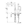 Bateria KFA ARMATURA Duero Basic 6623-110-81 Czarny Rodzaj baterii Jednodźwigniowa